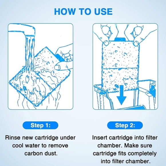 HiTauing 6 Pack Medium Filter Cartridges for Aqueon, for QuietFlow Size 10, Zill - Picture 6 of 8